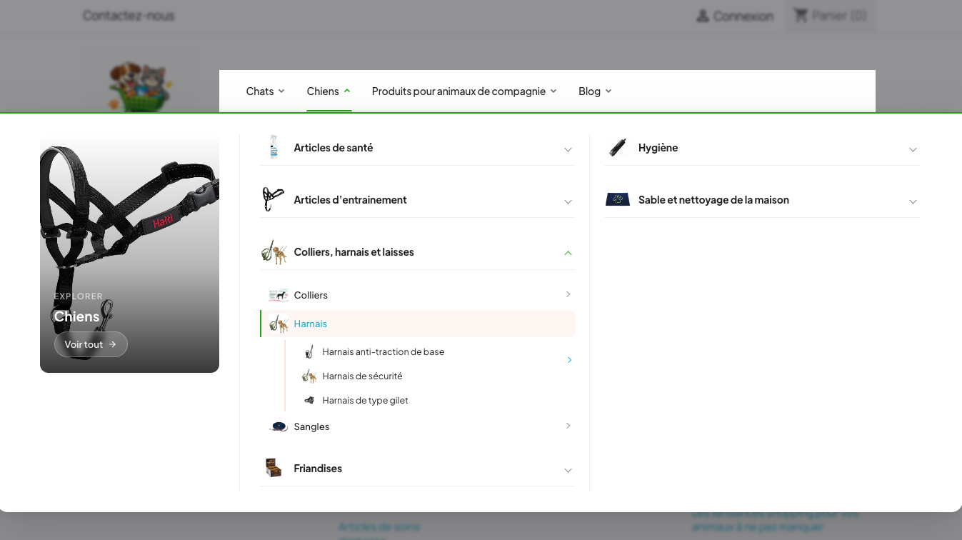 MegaMenu Pro sur crocmou.com — Animalerie en ligne