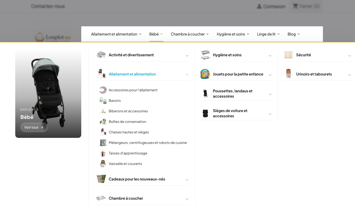 MegaMenu Pro sur loupiot.com — Boutique puericulture